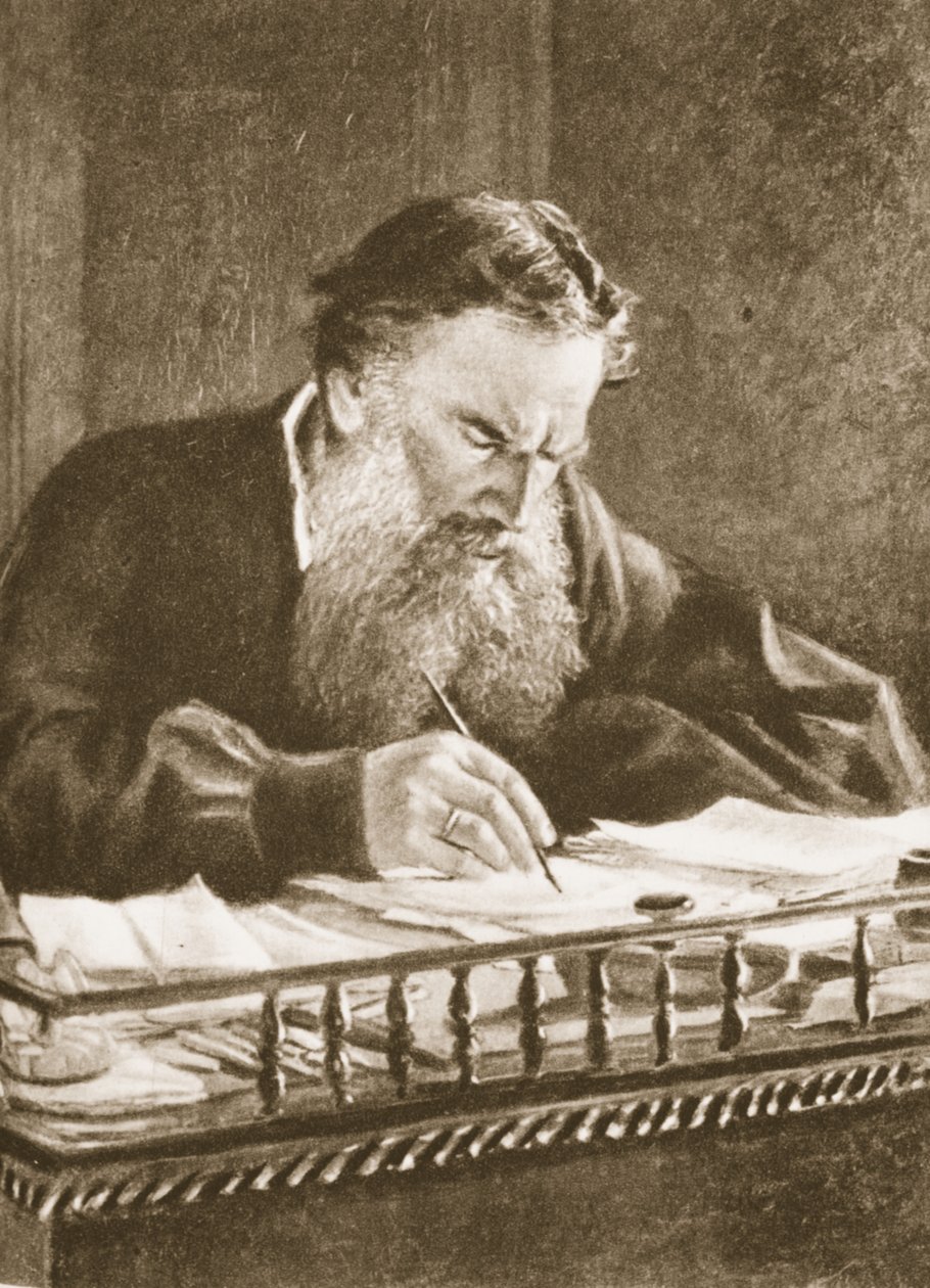 Leo Tolstoi (seepiakuva) tekijältä Nikolai Nikolaevich Ge
