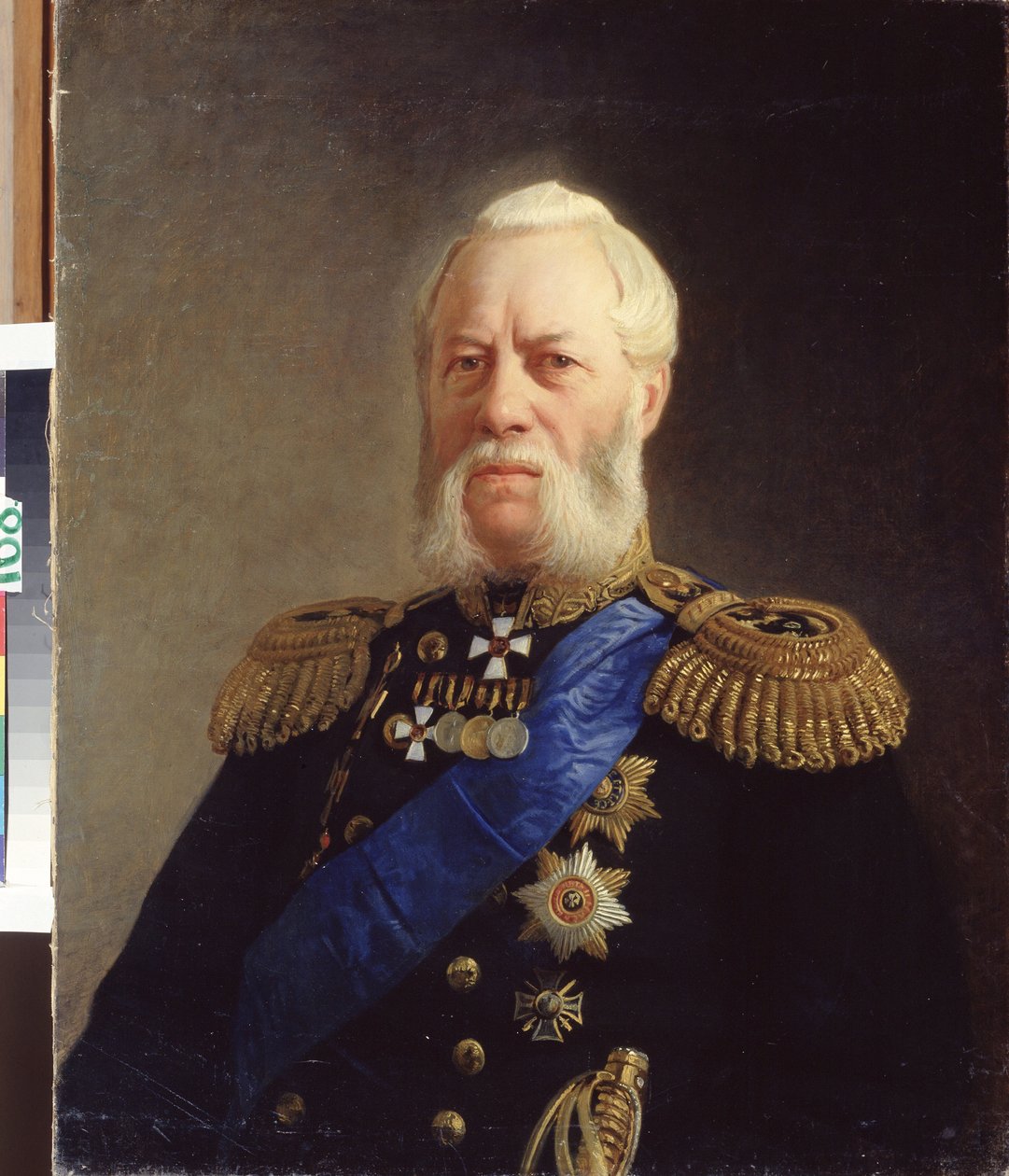 ""Amiraali Aleksanteri Panfilovin (1808-1874) muotokuva"" Nikolai Nikolajevitš Ge (homo) (1831-1894) maalaus 1871 Pietarin valtion laivaston keskusmuseo tekijältä Nikolai Nikolajevitch Gay