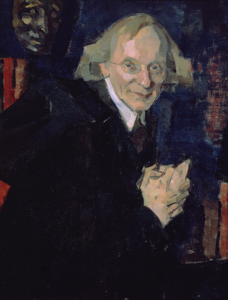 Runoilija Vjatšeslav Ivanovitš Ivanovin (1866-1949) muotokuva n. 1920 (öljy kankaalle) tekijältä Nikolai Pavlovich Ulyanov