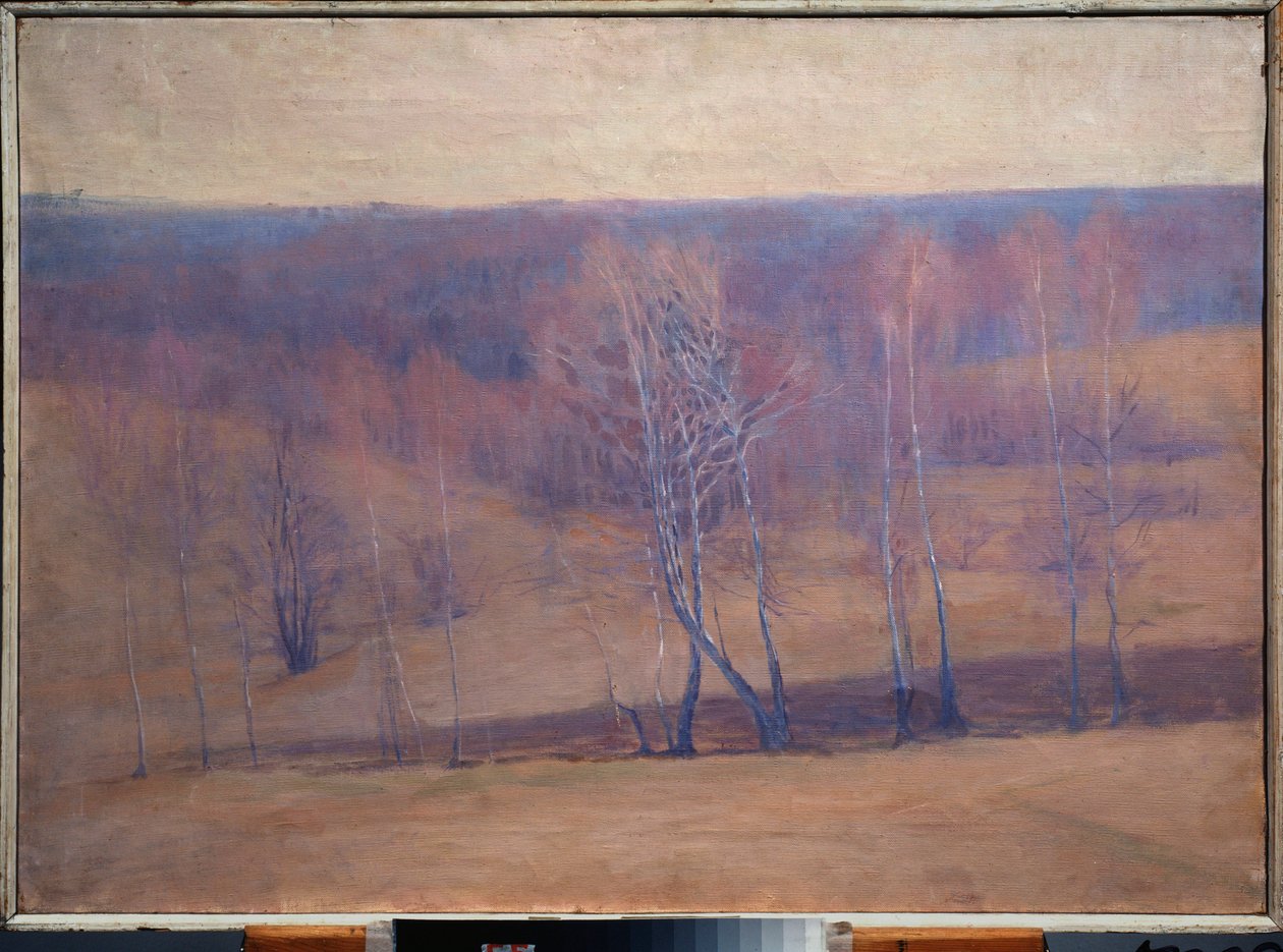 Printemps (kevät) - Nikolai Pavlovich Uljanovin (Ulianov) (1875-1949) maalaus, öljy kankaalle - venäläinen taide, 1800-luvun loppu - 1900-luvun alku, modernismi - Alueellinen taidemuseo, Kaluga (Venäjä) tekijältä Nikolai Pavlovich Ulyanov