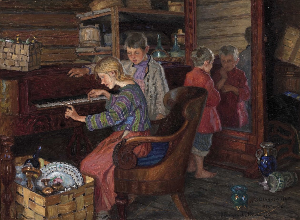 Sosialisaatio, 1918 tekijältä Nikolai Petrovich Bogdanov Belsky