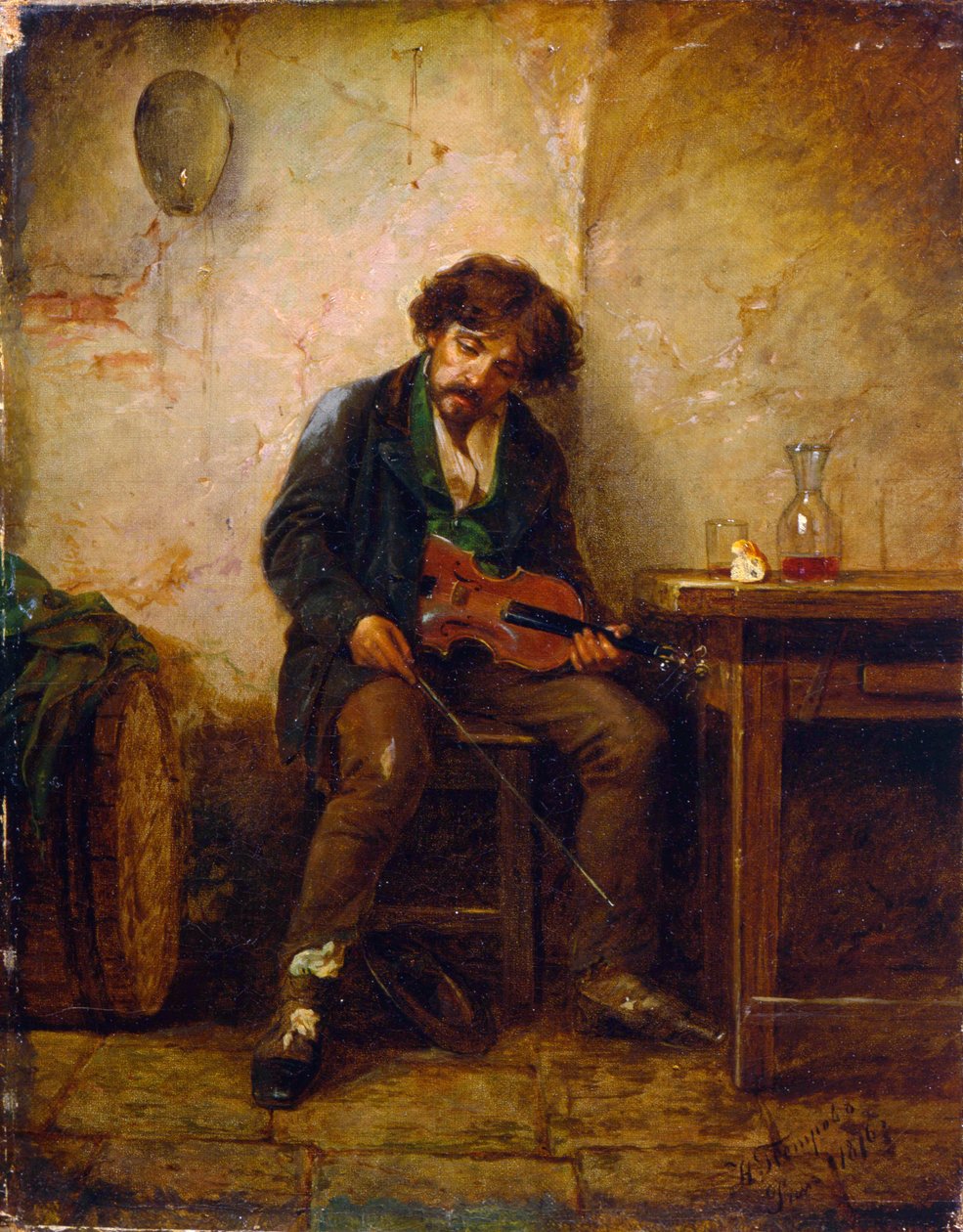 "Muusikko", 1876. tekijältä Nikolai Petrovich Petrov