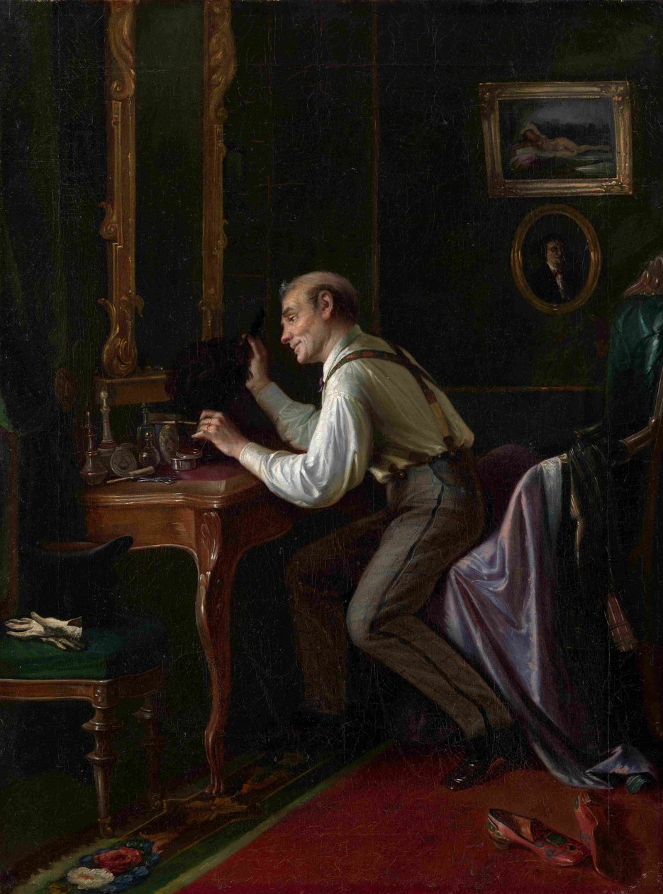 Pesupöydässä, 1872 tekijältä Nikolai Yakovlevich Gribkov