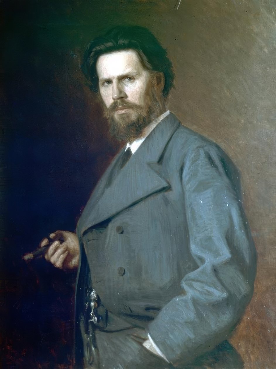 Muotokuva I. Kramskoy tekijältä Nikolai Yaroshenko