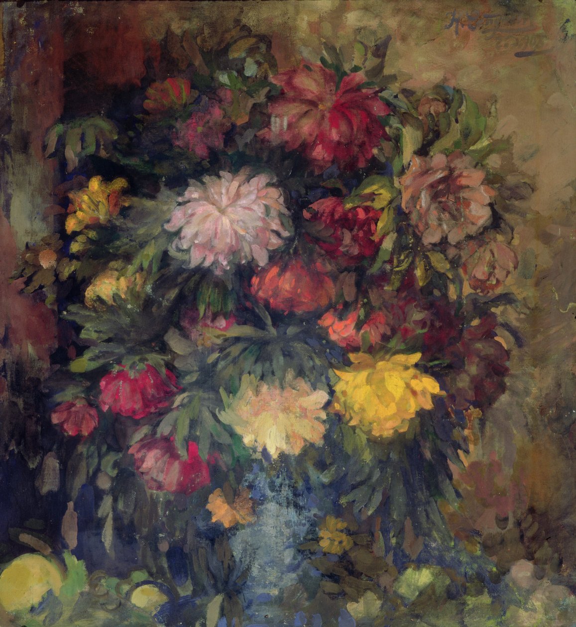 Pionit, 1908 tekijältä Nikolaj Nikolaevic Sapunov