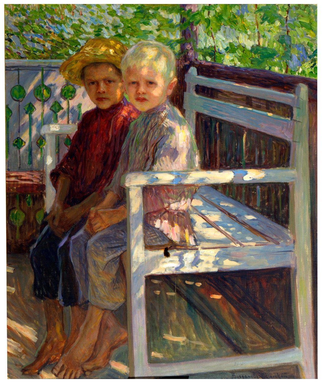 "Lapset", 1800-luvun loppu tai 1900-luku tekijältä Nikolaj Petrovic Bogdanov Bel