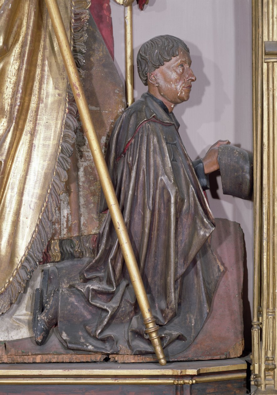 Isenheim-alttaritaulu, pyhä Augustinuksen yksityiskohta Jean dOrlier
