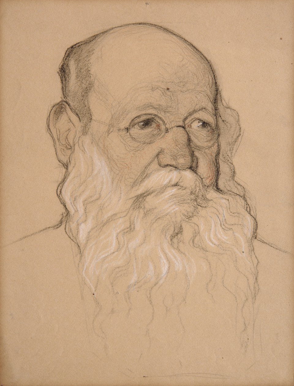 Piotr Kropotkin, 1920-21 (liitu paperille) tekijältä Nikolay 1873 1932 Andreyev