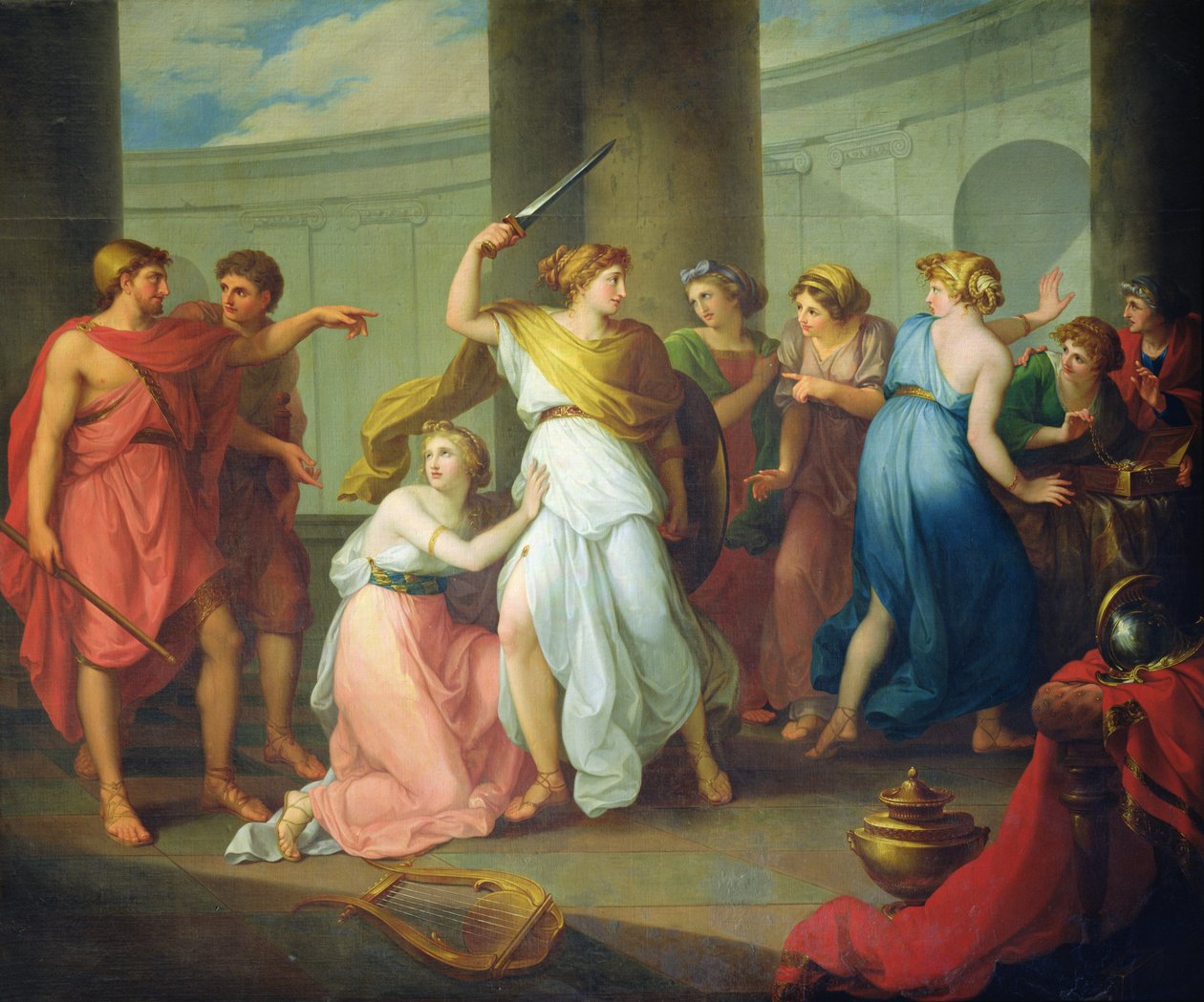 Akilles tunnustettu, 1799 tekijältä Nikolay Ivanovich Argunov