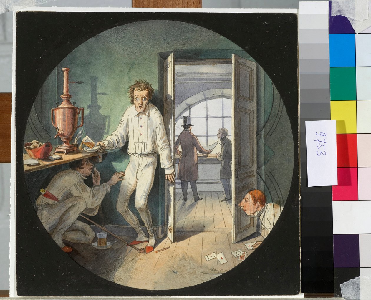 Carlo Rossi, Alexander Rezanov ja Lakhtin piiloutumassa Constantin Thonilta (Ton) - Nicolas Benoisin (1813-1898) taideteos tekijältä Nikolay Benois