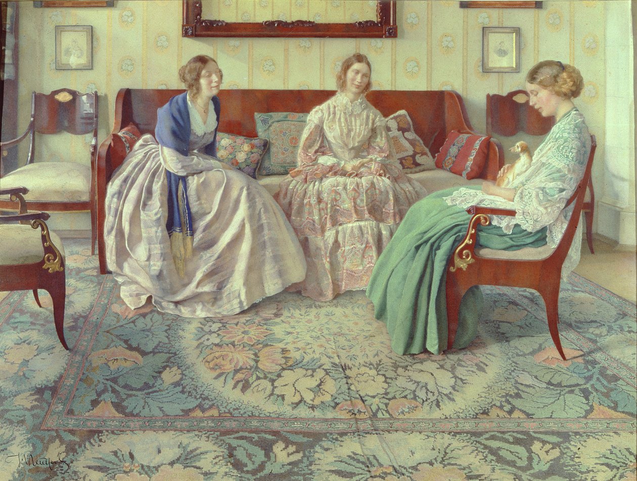 Kolme naista, 1916 tekijältä Nikolay Filippovich Petrov