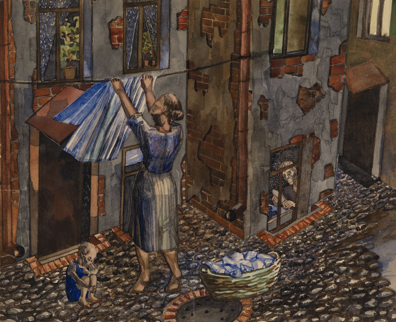 Vanha piha, 1930 tekijältä Nikolay Ivanovich Evgrafov