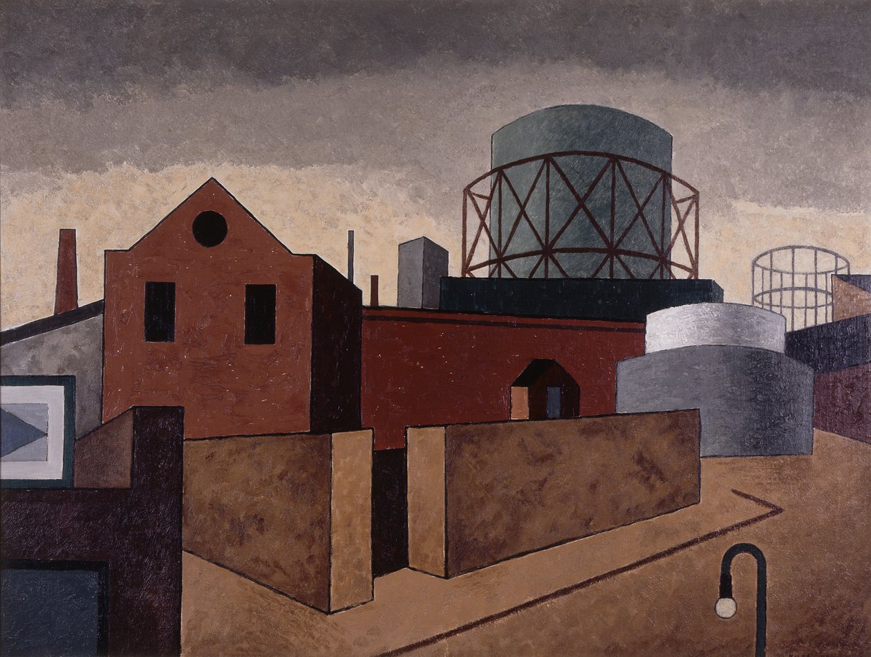 Gas House District tekijältä Niles Spencer