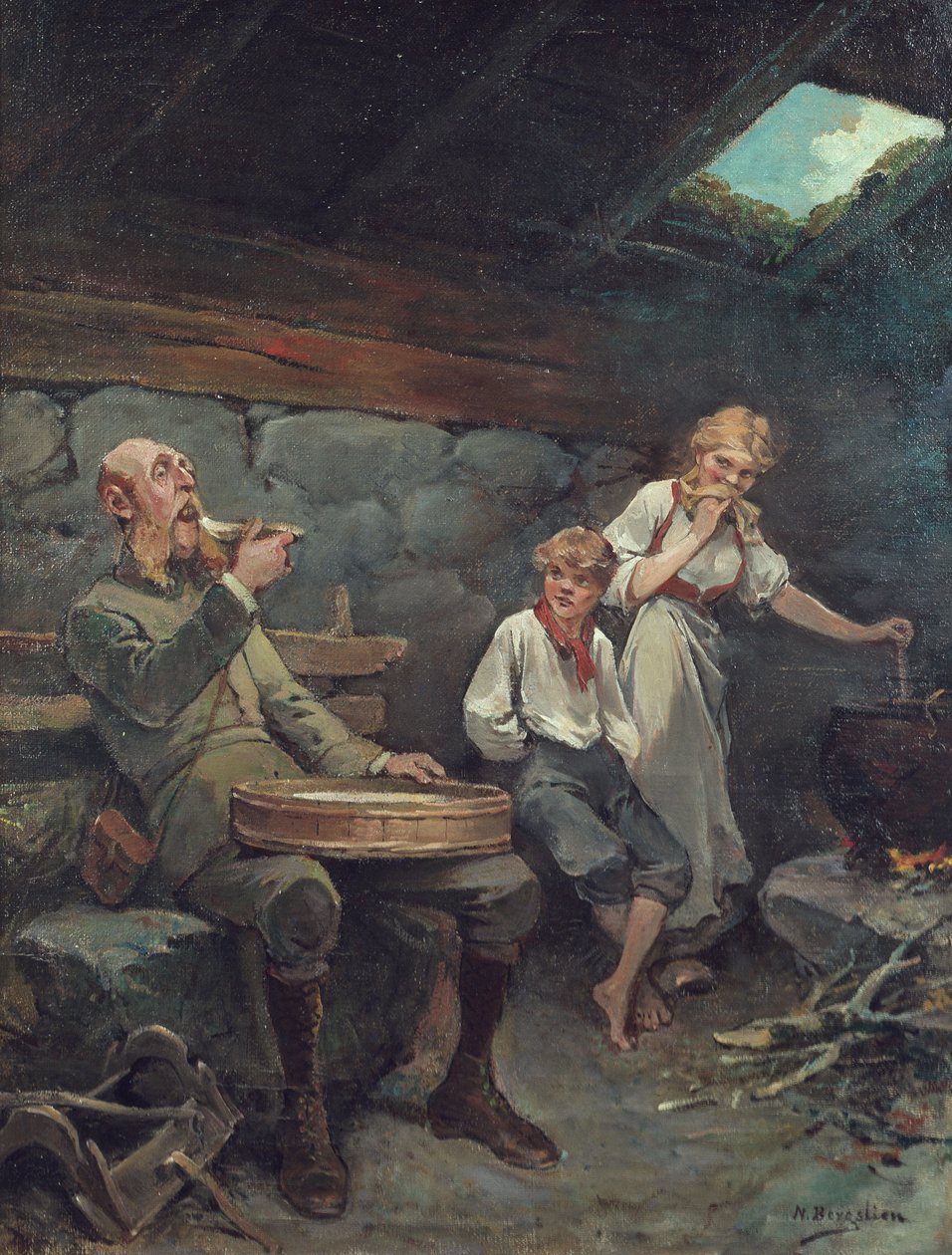 Herra ja smetalla tehty puuro tekijältä Nils Bergslien