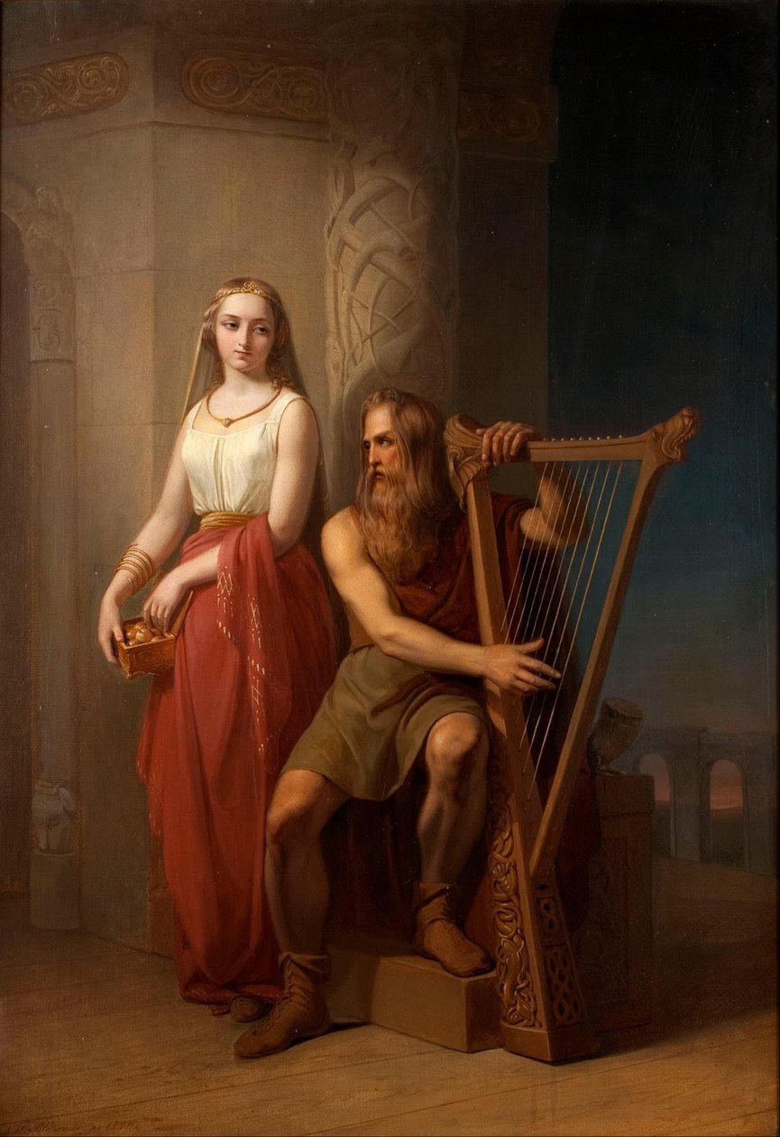 Itun ja Bragy, 1846 tekijältä Nils Jakob Blommér