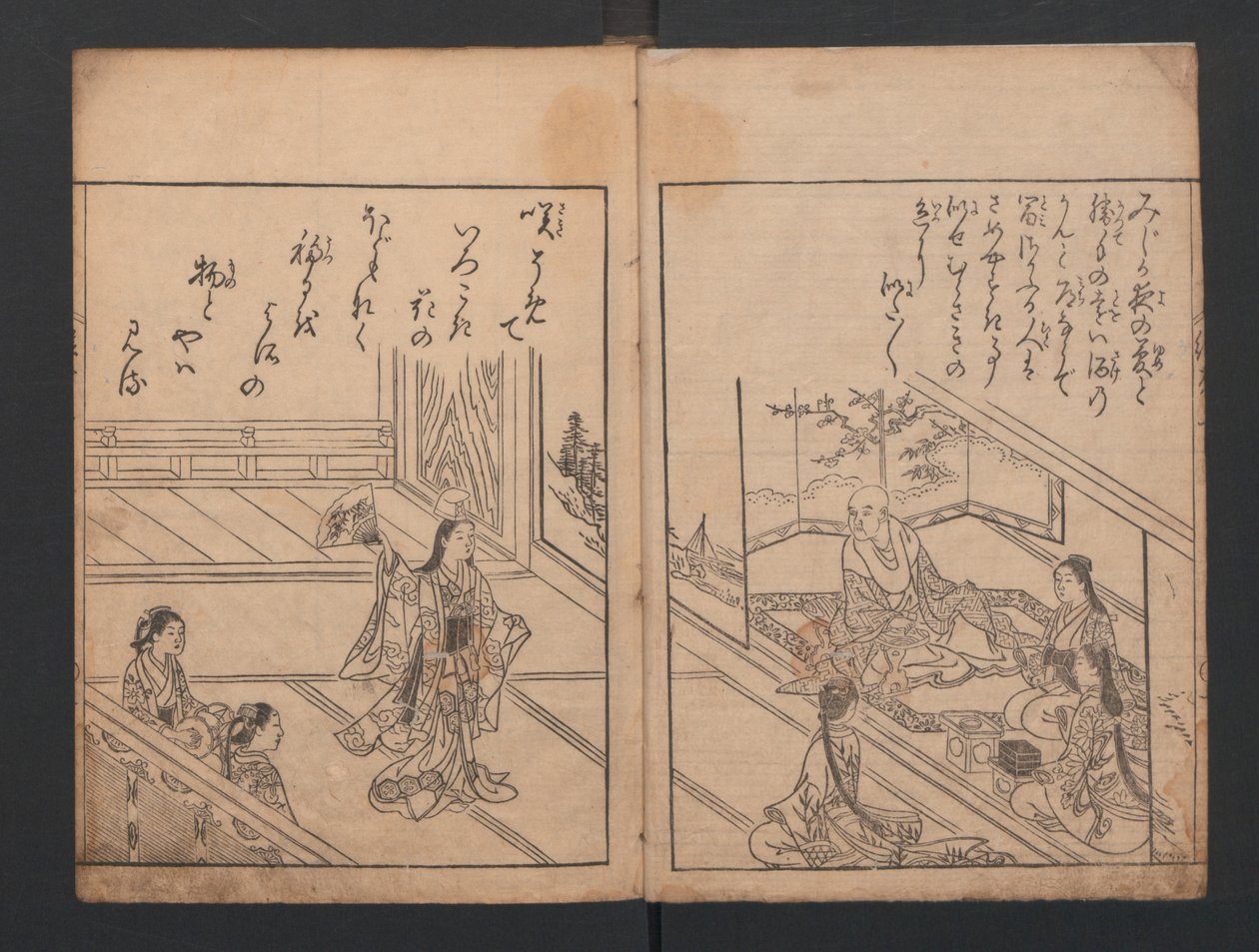 Kuvakirja: Tuhannen vuoden vuori Ehon Chitose-yama, 1740, 1740. tekijältä Nishikawa Sukenobu