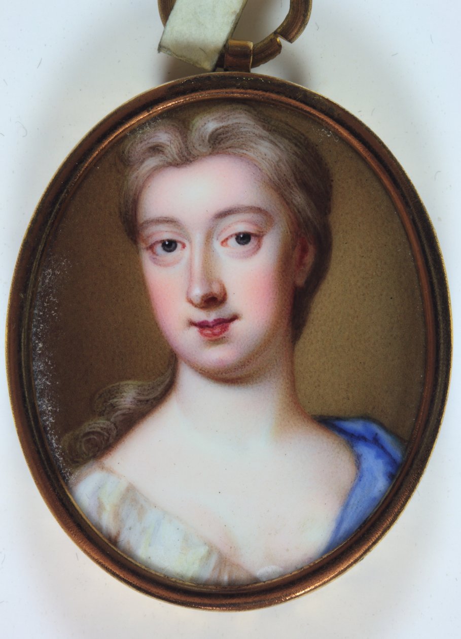 Lady Henrietta Cavendish Holles Harley (emali kullalla) tekijältä Noah or Seeman Abraham (fl.1751) (attr.to) Seaman