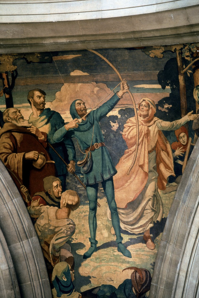 Robin Hood ja hänen rakastajattarensa Mariam tekijältä Noel Denholm Davies