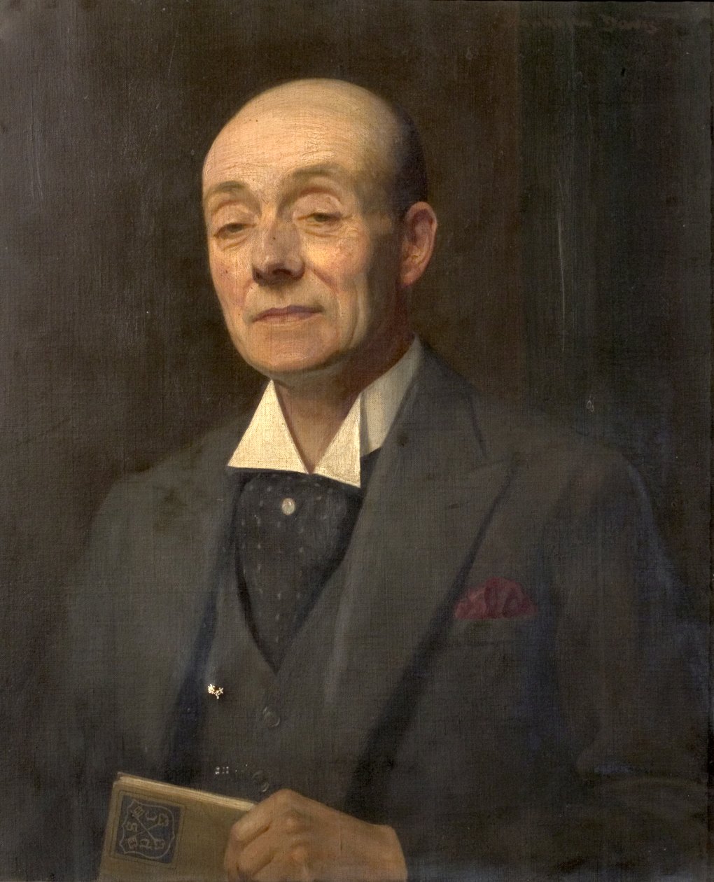 Edward P. Day, Bingham Public Elementary Schoolin mestari (öljy kankaalle) tekijältä Noel Denholm Davis