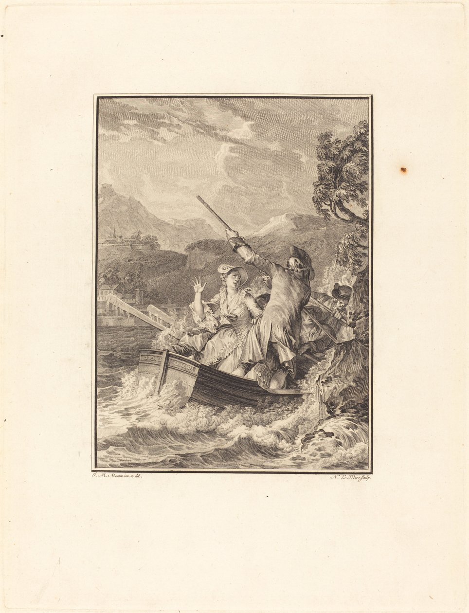 Kuori tekijältä Noël Le Mire after Jean Michel Moreau