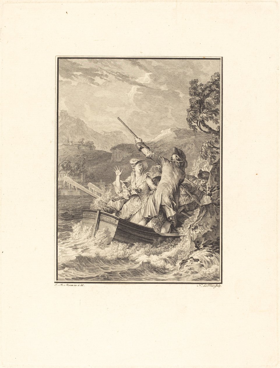 Kuori tekijältä Noël Le Mire after Jean Michel Moreau