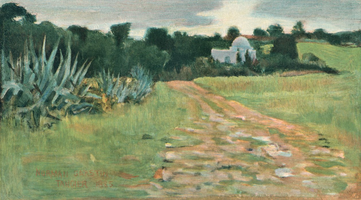 Saints House and Field, Tanger, 1885 tekijältä Norman Garstin