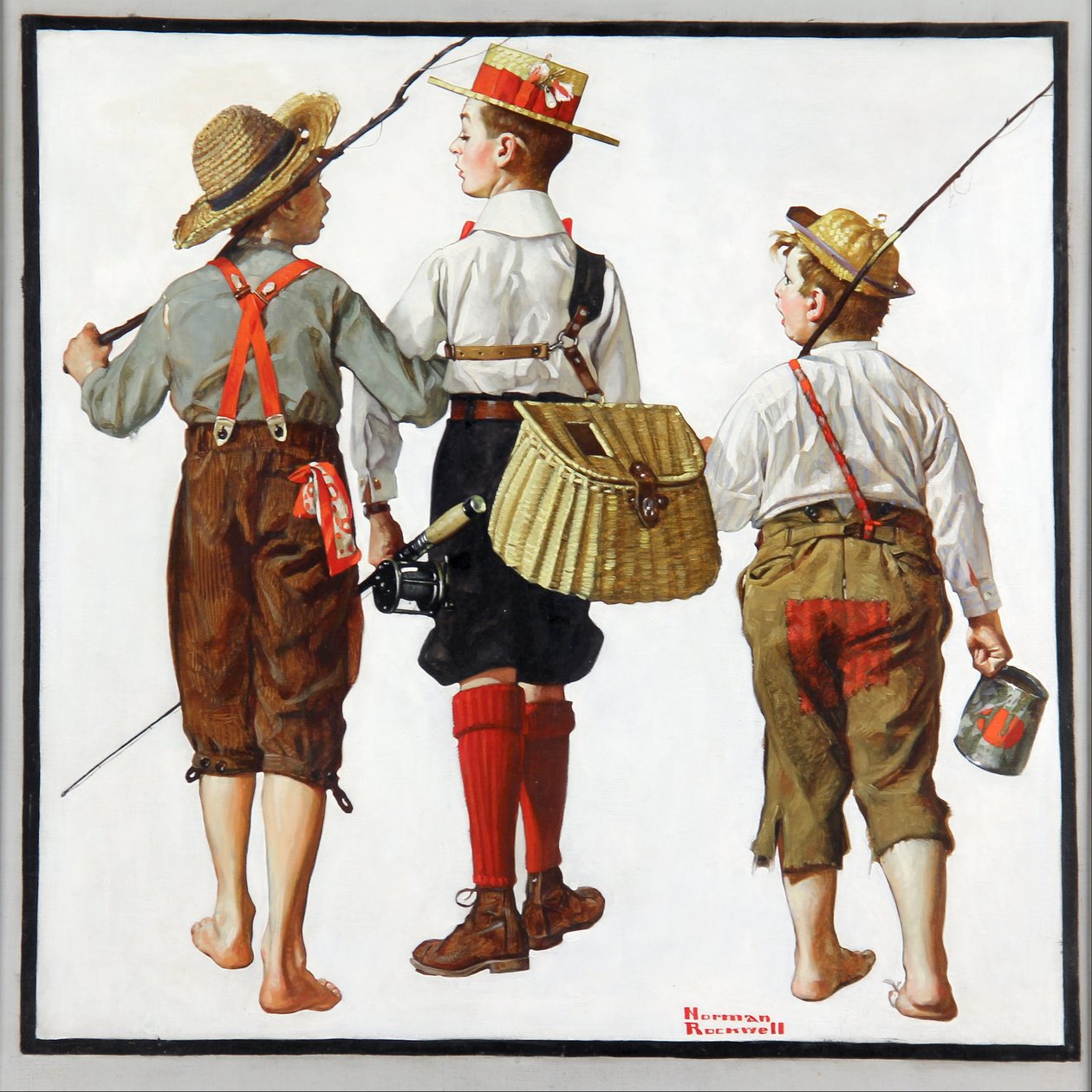 Kalastusmatka, he tulevat takaisin ensi viikolla tekijältä Norman Rockwell