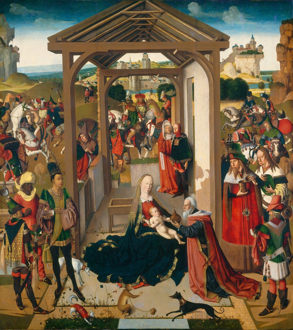 Maagien palvonta tekijältä North Netherlandish 15th Century