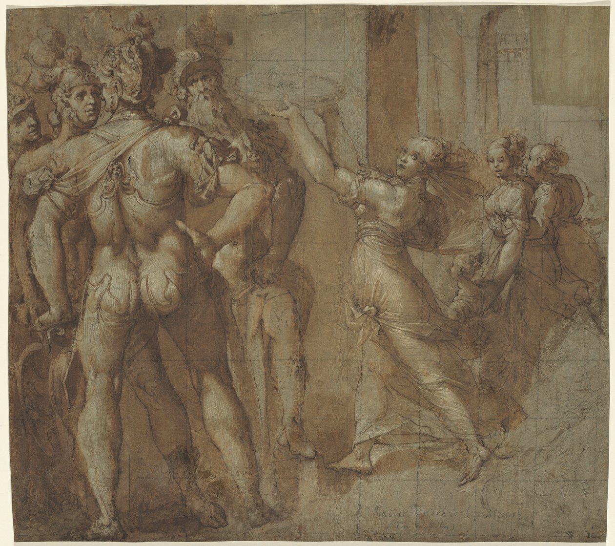 Salome Pyhän Johannes Kastajan pään kanssa tekijältä Northern Italian 16th Century