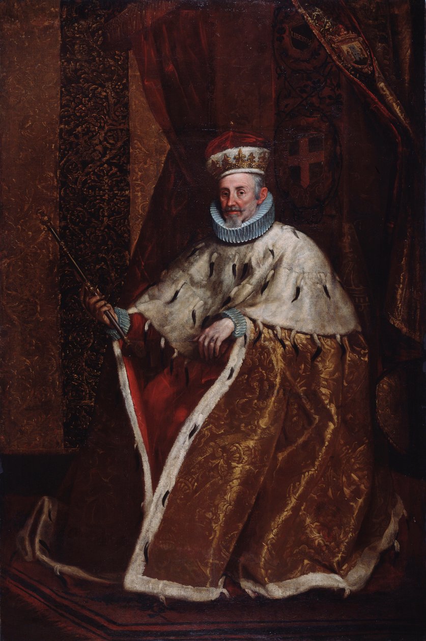 Muotokuva genoedogesta Leonardo della Torresta (öljy kankaalle tekijältä Northern Italian School