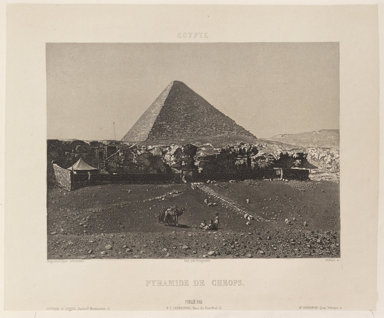 Egypti. Kheopsin pyramidi tekijältä Nöel Marie Paymal Lerebours
