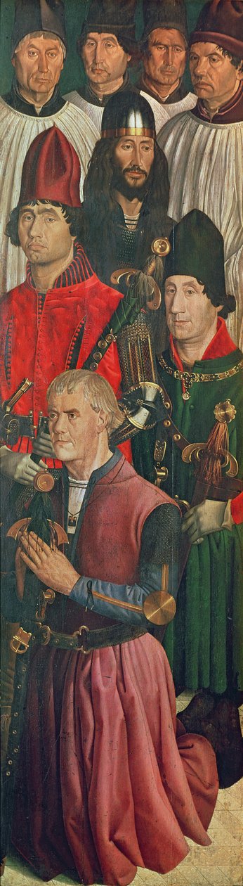 Ritarien paneeli, St. Vincentin polyptyykistä, n. 1465 tekijältä Nuno Goncalves or Gonzalvez