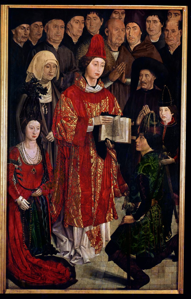 St. Vincentin alttaritaulu, yksityiskohta pikkulasten paneelista, n. 1467-1470 tekijältä Nuno Goncalves or Gonzalvez