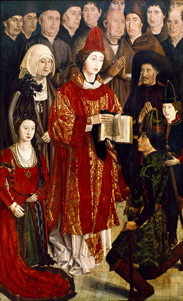 Pyhän Vincentin alttaritaulu 1460 tekijältä Nuno Goncalves or Gonzalvez