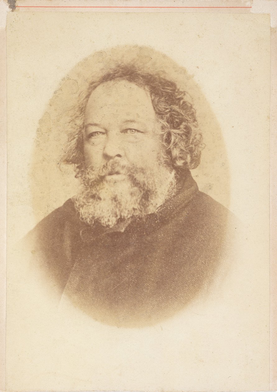 Muotokuva Mihail Aleksandrovitš Bakuninista (1814-1876), O.Meistring, Geneve 1867 (seepiakuva) tekijältä O. Meistring