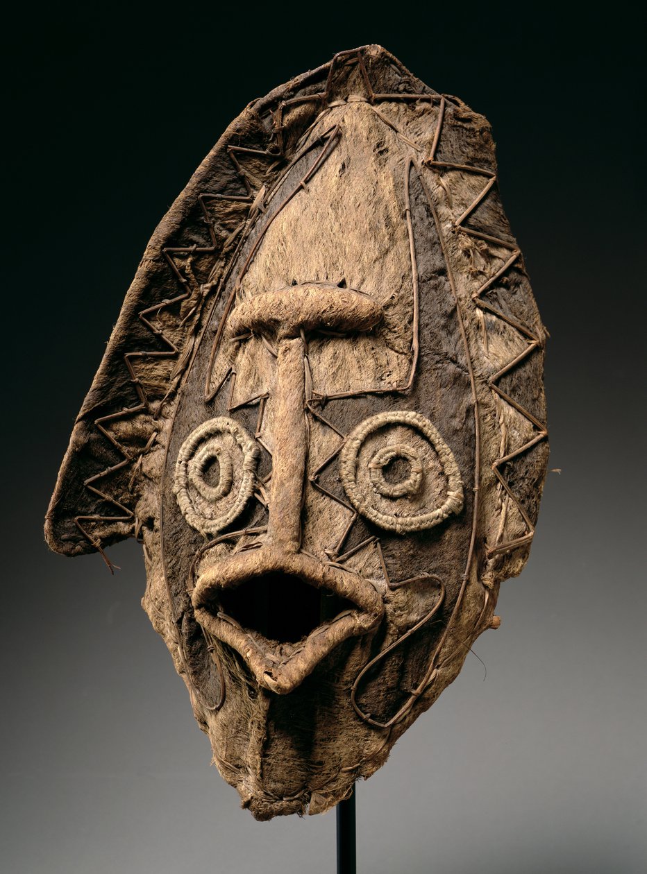 Tapan Mask, Papuanlahden Elema-alueelta, Papua-Uusi-Guinea, Oseania (sekoitettu media) tekijältä Oceanic
