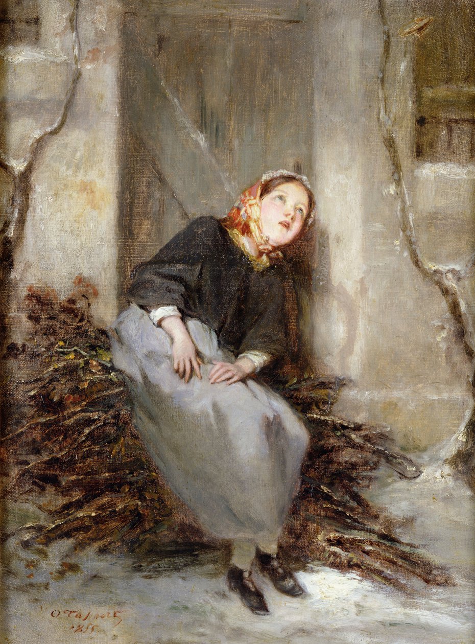 Okkunpoimija, 1855 tekijältä Octave Tassaert