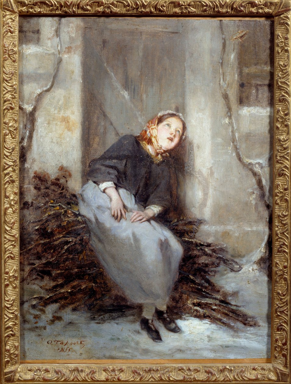 Puukantaja Octave Tassaertin (1800-1874) maalaus 1855 Caen, Kuvataidemuseo tekijältä Octave Tassaert