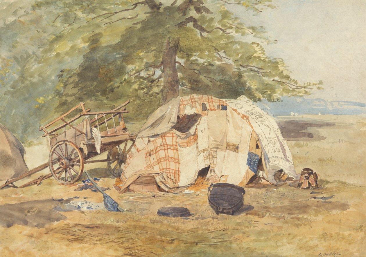 Mustalaisten leiri tekijältä Octavius Oakley