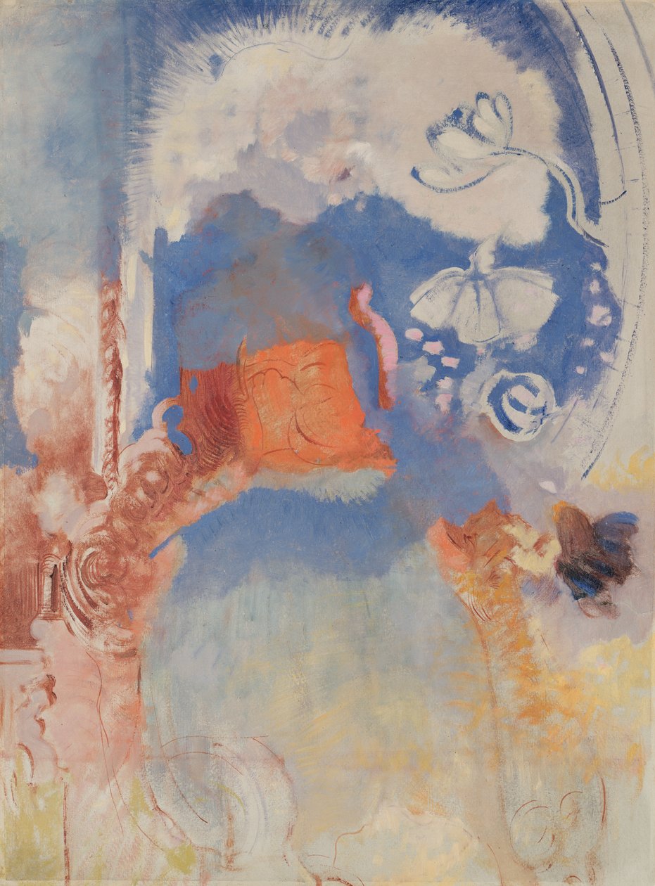 Sävellys, noin 1900 tekijältä Odilon Redon