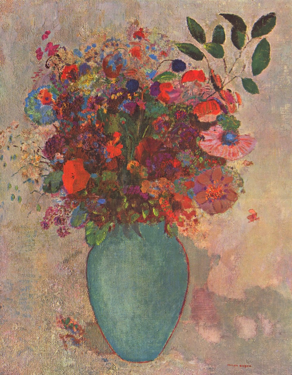 Die Türkisvase tekijältä Odilon Redon