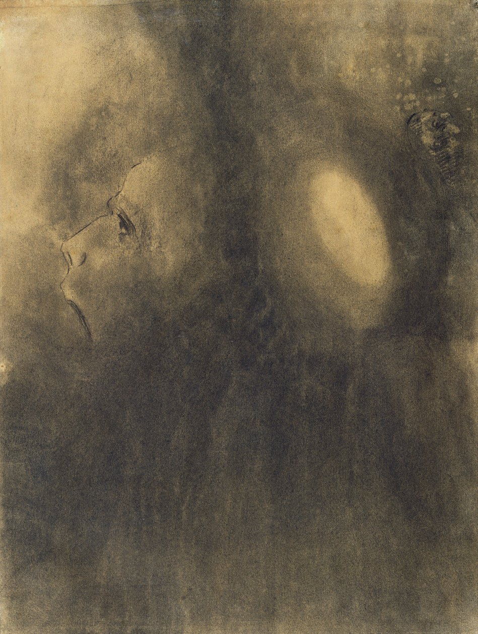 Ekstaasi, n.1885 (hiili härskille paperille). tekijältä Odilon Redon