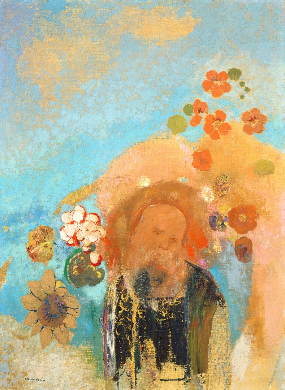 Rousselin mieleen palauttaminen, n. 1912. tekijältä Odilon Redon