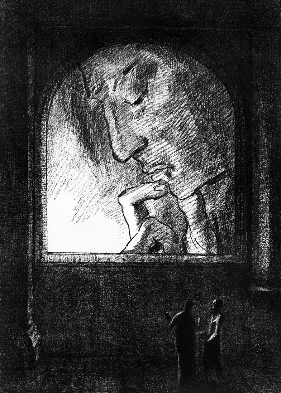 Lumiere, 1893 litho tekijältä Odilon Redon