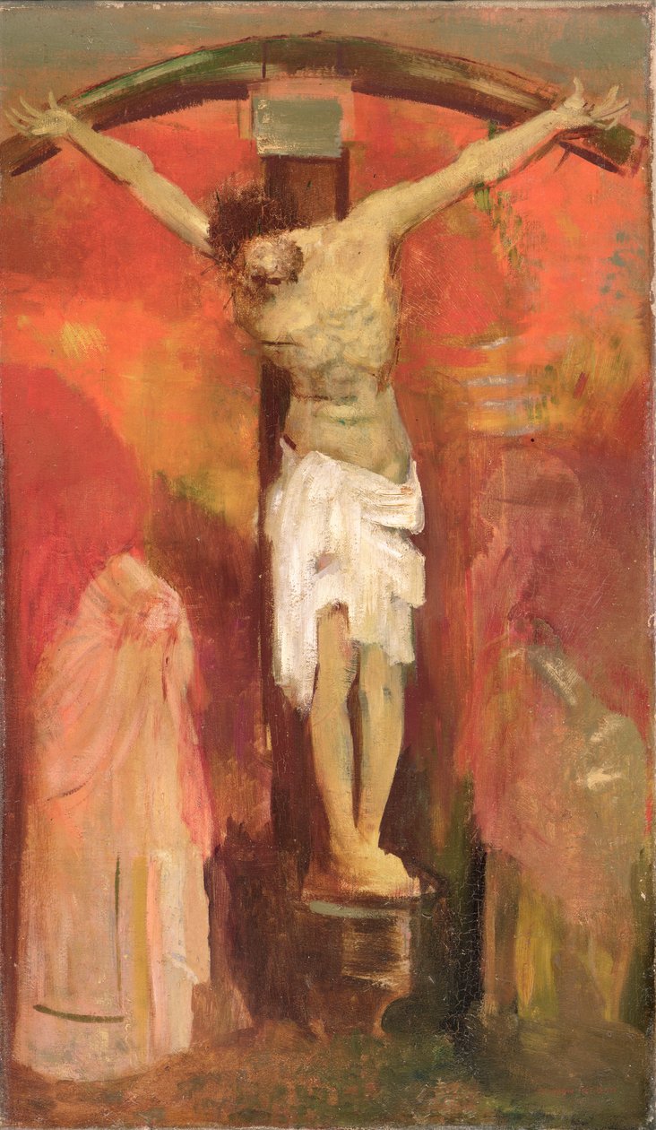 Ristiinnaulitseminen, noin 1904 tekijältä Odilon Redon