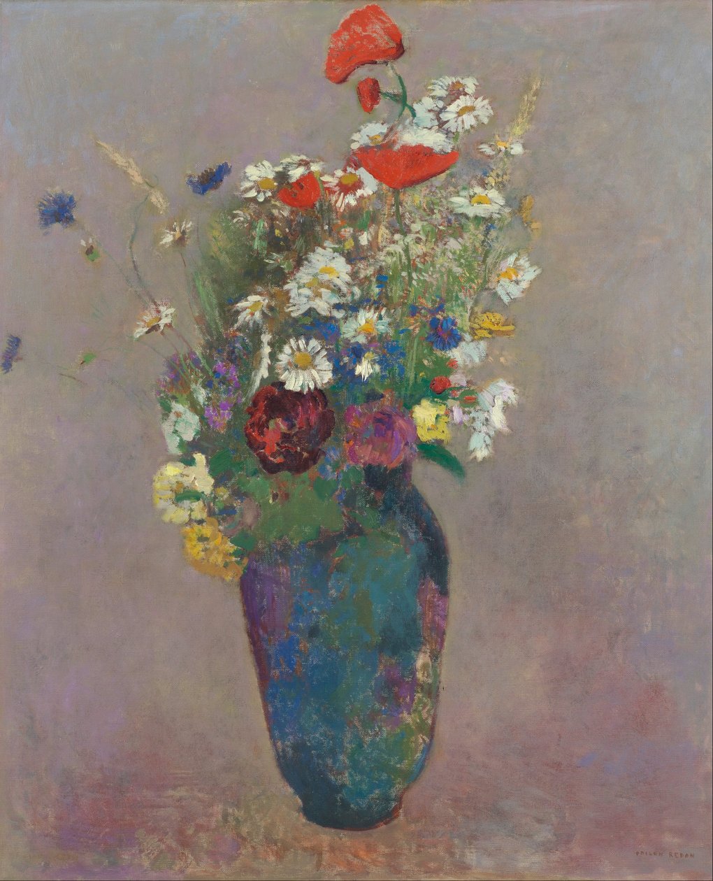 Vision- kukkamaljakko tekijältä Odilon Redon