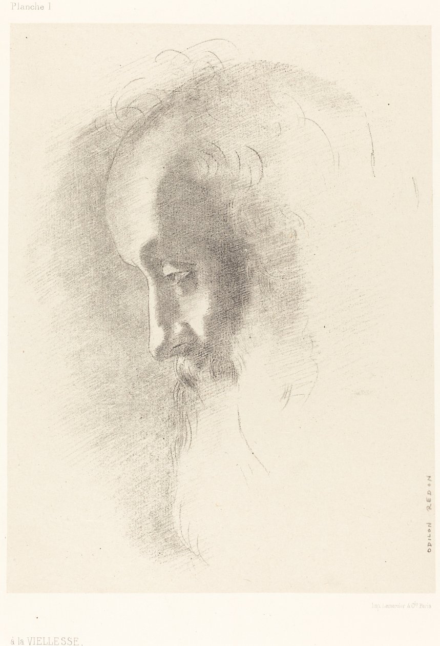 A La Vieillesse (vanhuuteen) tekijältä Odilon Redon