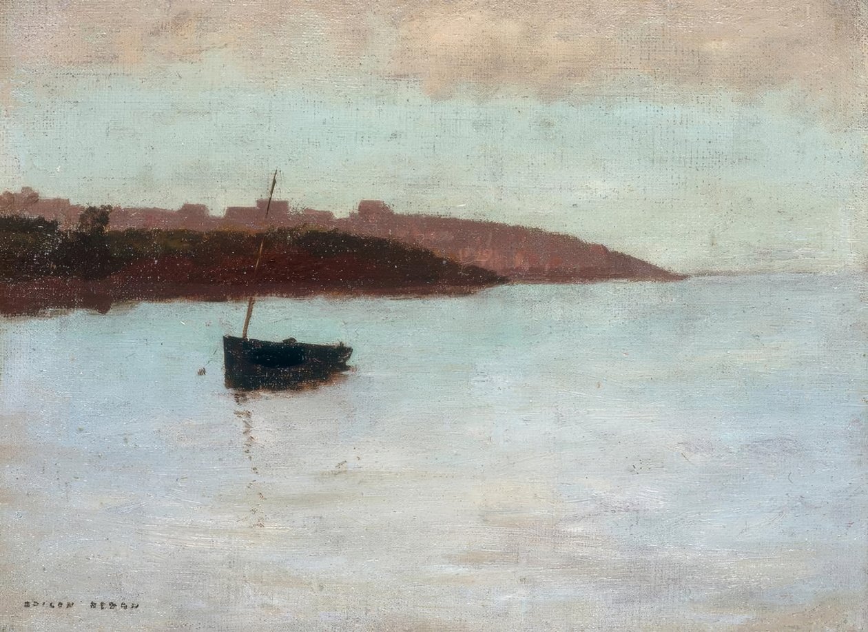 Barque de pêcheur tekijältä Odilon Redon