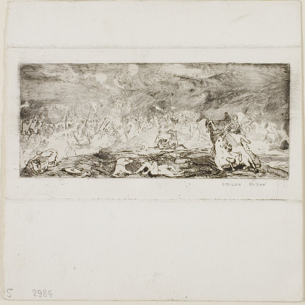 Taistelu tekijältä Odilon Redon