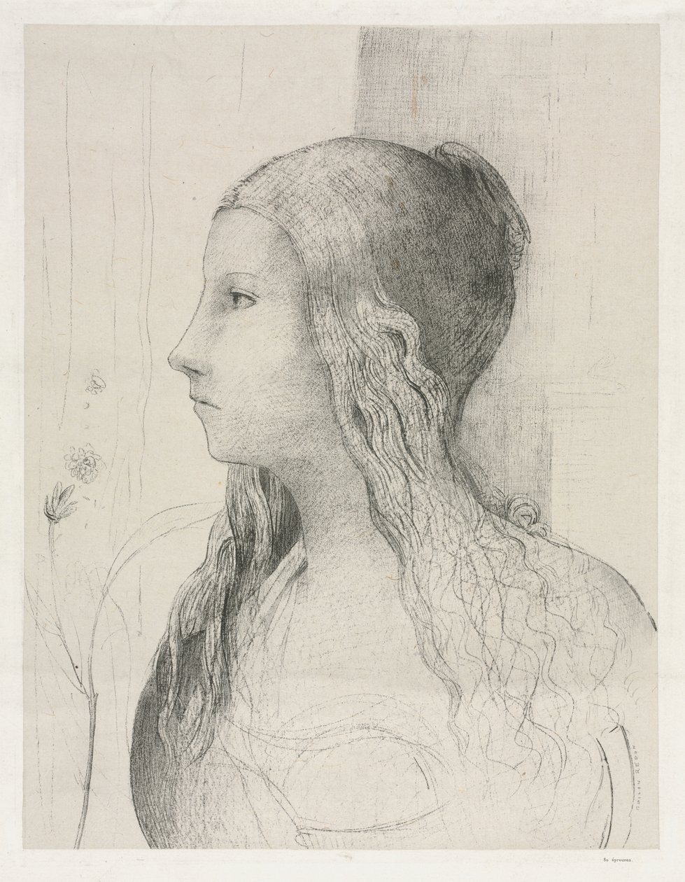 Brünnhilde jumalien hämärässä tekijältä Odilon Redon